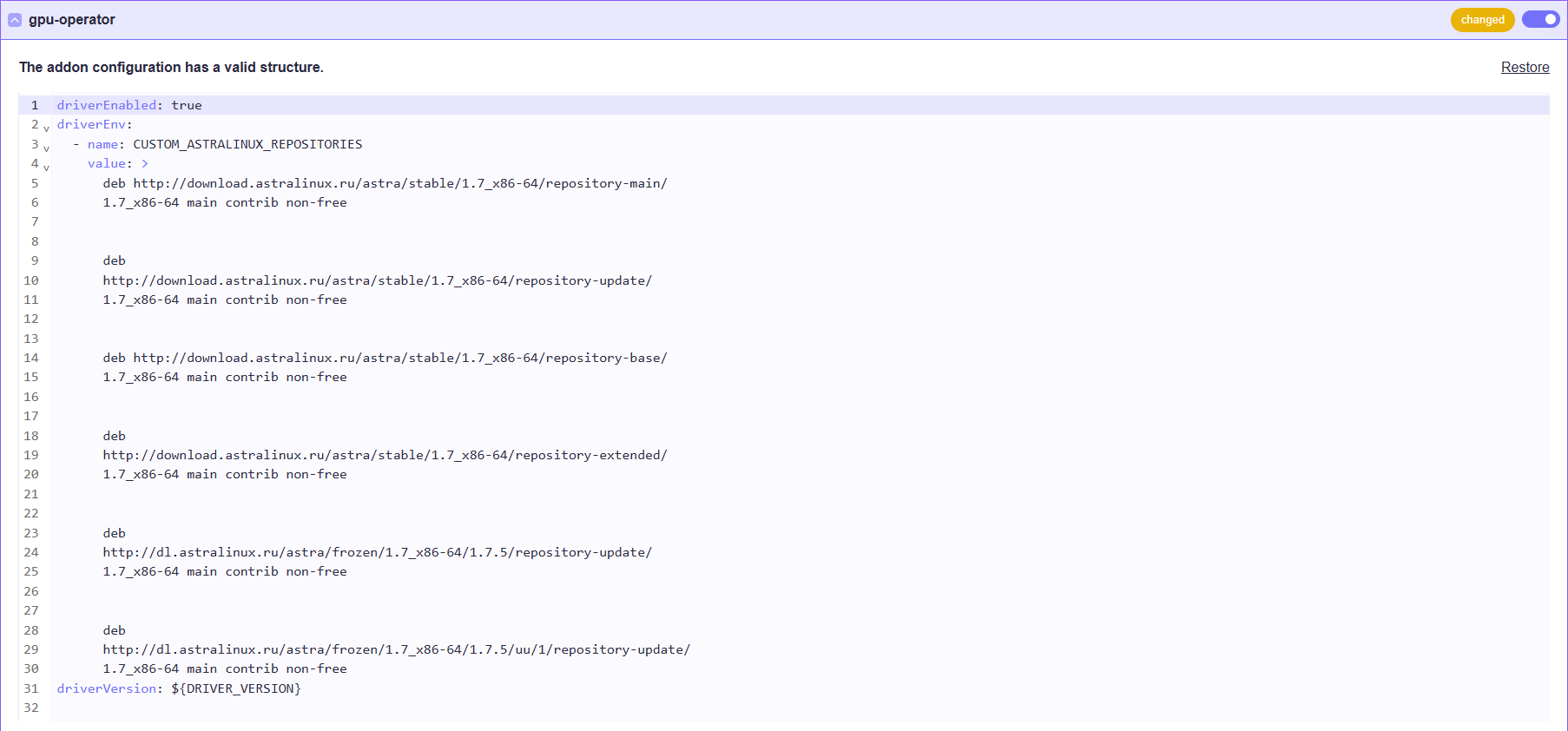 Add Addon