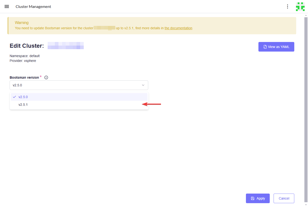 Manage Clusters
