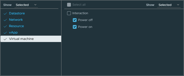 VM Interaction Permissions