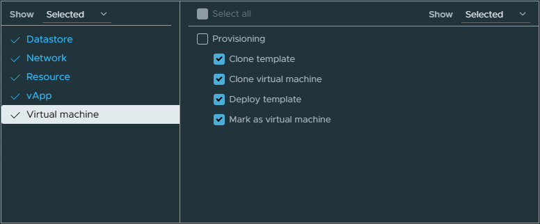 VM Provisioning Permissions