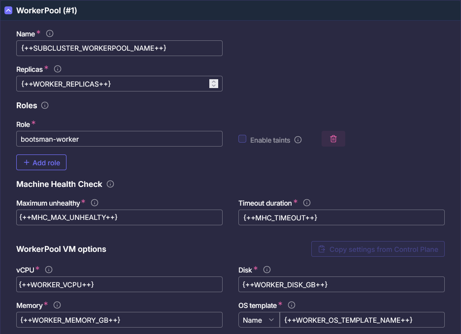 Workerpool Template