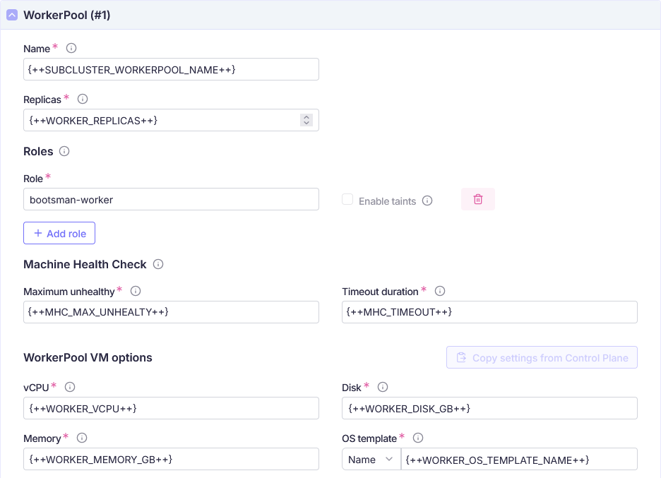 Workerpool Template